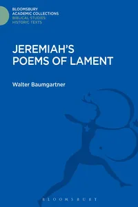 Jeremiah's Poems of Lament_cover