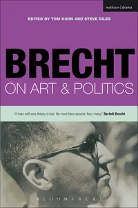 Brecht On Art And Politics_cover