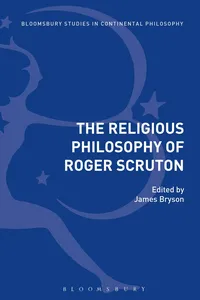 The Religious Philosophy of Roger Scruton_cover