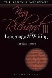 King Richard III: Language and Writing_cover