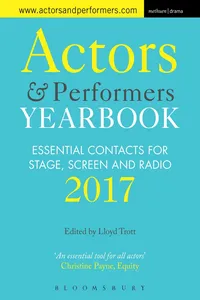 Actors and Performers Yearbook 2017_cover