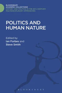 Politics and Human Nature_cover
