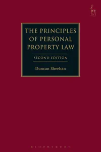The Principles of Personal Property Law_cover