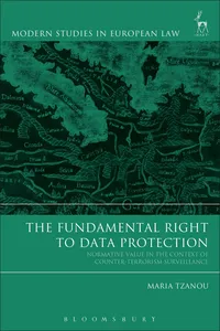 The Fundamental Right to Data Protection_cover