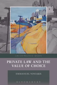 Private Law and the Value of Choice_cover