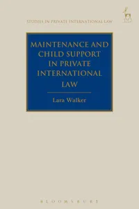 Maintenance and Child Support in Private International Law_cover