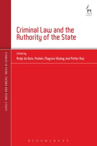 Criminal Law and the Authority of the State_cover