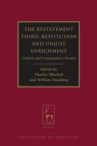 The Restatement Third: Restitution and Unjust Enrichment_cover