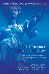 The Emergence of EU Criminal Law_cover