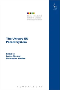 The Unitary EU Patent System_cover