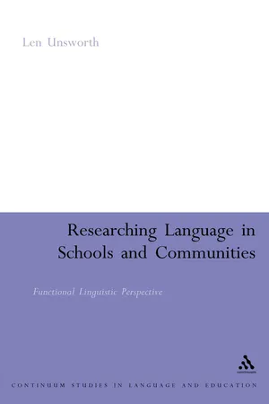 Researching Language in Schools and Communities