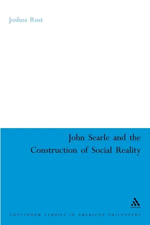 John Searle and the Construction of Social Reality