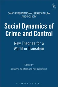 Social Dynamics of Crime and Control_cover