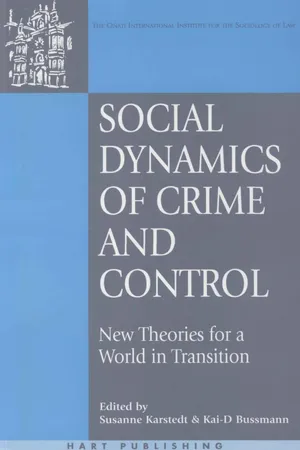 Social Dynamics of Crime and Control