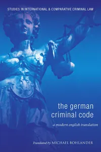 The German Criminal Code_cover