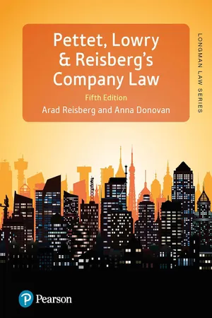 Pettet, Lowry & Reisberg's Company Law