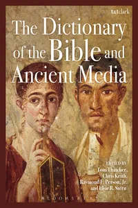 The Dictionary of the Bible and Ancient Media_cover