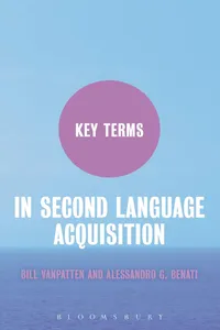 Key Terms in Second Language Acquisition_cover