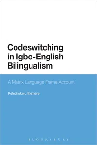 Codeswitching in Igbo-English Bilingualism_cover