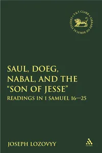 Saul, Doeg, Nabal, and the "Son of Jesse"_cover