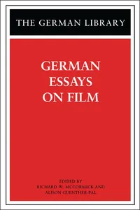 German Essays on Film_cover