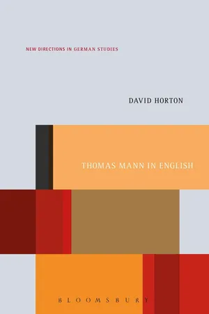 Thomas Mann in English