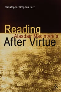 Reading Alasdair MacIntyre's After Virtue_cover