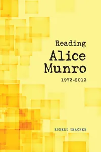 Reading Alice Munro, 1973-2013_cover