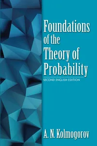 Foundations of the Theory of Probability_cover