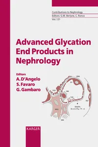 Advanced Glycation End Products in Nephrology_cover