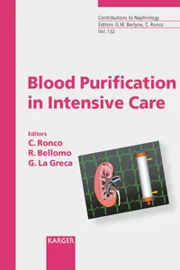 Blood Purification in Intensive Care_cover