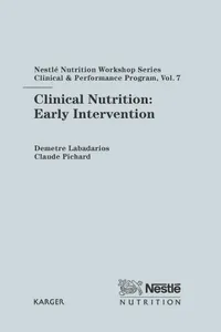 Clinical Nutrition: Early Intervention_cover