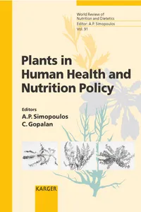 Plants in Human Health and Nutrition Policy_cover