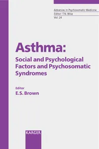 Asthma: Social and Psychological Factors and Psychosomatic Syndromes_cover