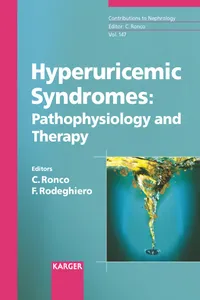 Hyperuricemic Syndromes: Pathophysiology and Therapy_cover
