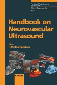 Handbook on Neurovascular Ultrasound_cover