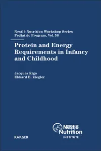 Protein and Energy Requirements in Infancy and Childhood_cover