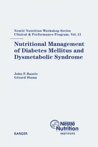 Nutritional Management of Diabetes Mellitus and Dysmetabolic Syndrome_cover