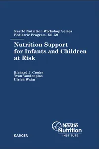 Nutrition Support for Infants and Children at Risk_cover