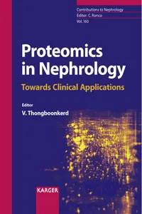 Proteomics in Nephrology - Towards Clinical Applications_cover