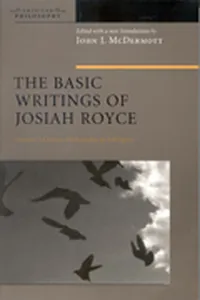 The Basic Writings of Josiah Royce, Volume I_cover