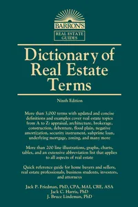 Dictionary of Real Estate Terms_cover