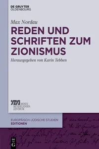 Reden und Schriften zum Zionismus_cover