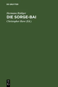 Die Sorge-Bai_cover