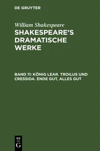 König Lear. Troilus und Cressida. Ende gut, alles gut_cover