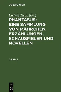 Phantasus: Eine Sammlung von Mährchen, Erzählungen, Schauspielen und Novellen_cover