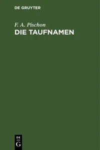 Die Taufnamen_cover