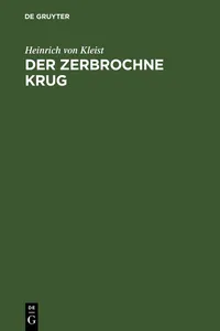 Der zerbrochne Krug_cover