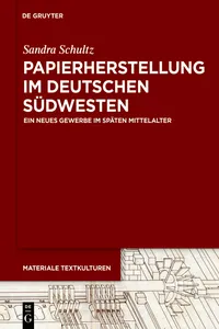 Papierherstellung im deutschen Südwesten_cover