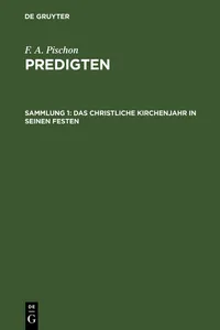 Das christliche Kirchenjahr in seinen Festen_cover